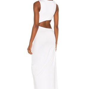 Agua Bendita Dress with leg slit